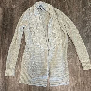 Women’s Gray Cardigan Sweater. Size S.